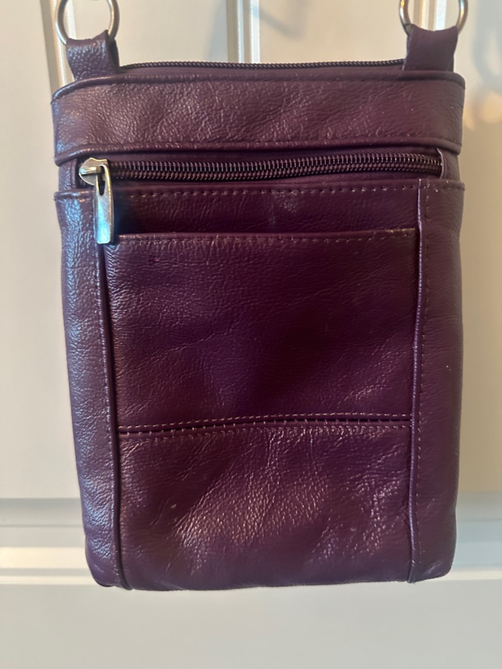 Purple cross body purse - Picture 2 of 4